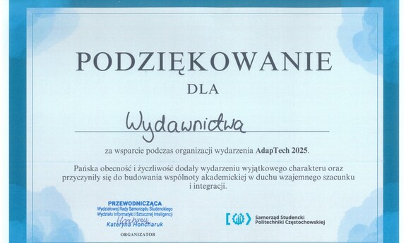 Podziekowania