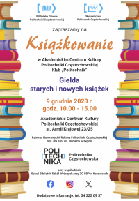 Książkowanie w Akademickim Centrum Kultury Politechniki Częstochowskiej - grudzień 2023
